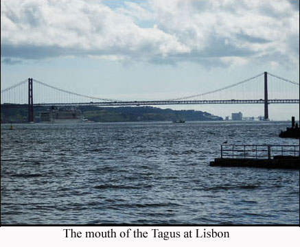 The Tagus river at Lisbon