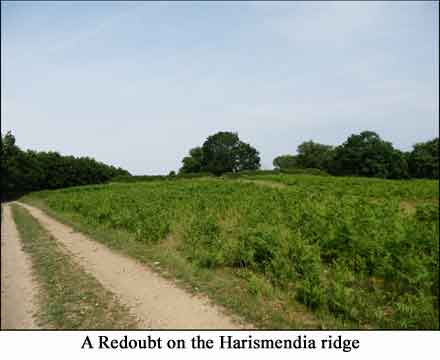 A Redoubt on the Harismendia  ridge