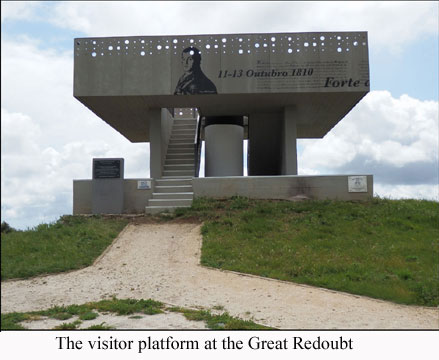 The visitor platform at the Great Redoubt